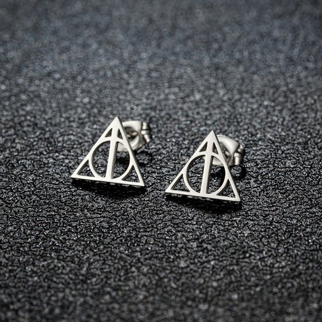 SMJEL Ohrringe, Dreieck, Edelstahl, Silber, Damen - Bild 1