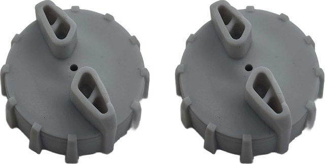 Vibratite 2 Stück Ölkappen für P4360 18V Stangensäge, Ersatzteil 099988002015, Kunststoffabdeckung in Grau - Bild 1