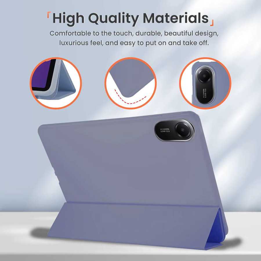 Xiaomi Schutzhülle für Redmi Pad 2 2025 11 Zoll aus Silikon mit Standfunktion und Auto-Schlaf-Aufwach-Funktion in Grau oder Blau - Bild 3