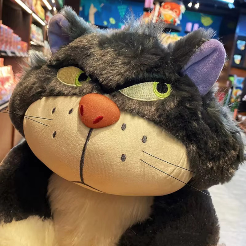 Potdemiel Lucifer Die Katze Plüschpuppe, Kuschelkissen, 25cm, Schwarz - Bild 5