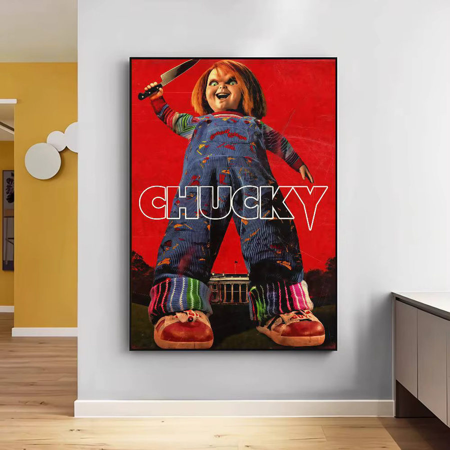 Wasserfester Chucky Horrorfilm Aufkleber von Moetch in Mehrfarbig für Ästhetische Wandgestaltung - Bild 4