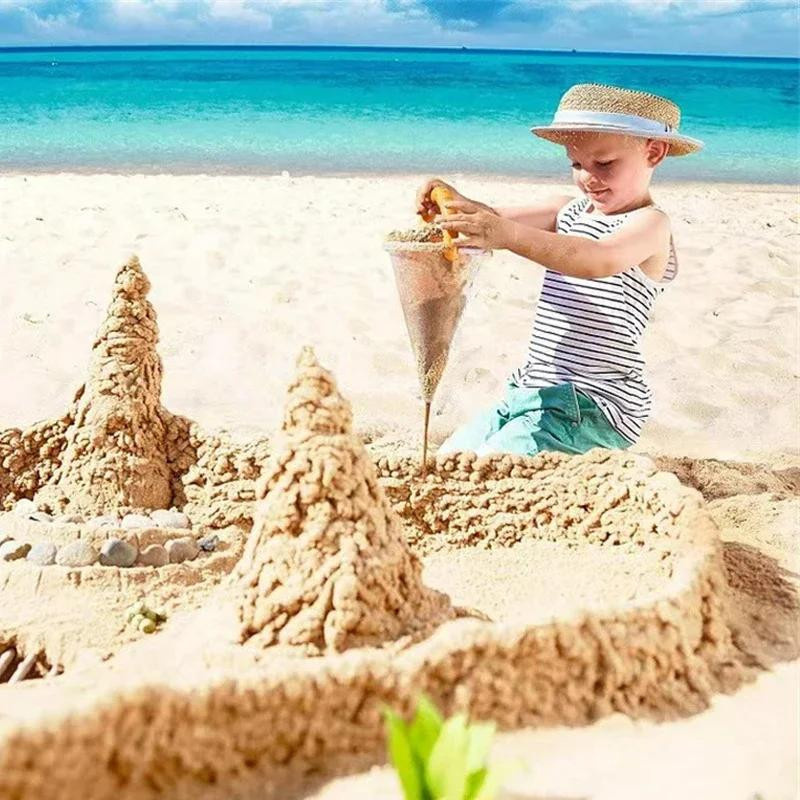 Fashnics Sandtrichter Strand Sandüberlauf Trichter grün 3-6 Jahre - Bild 2