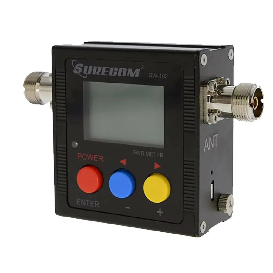 SURECOM SW-102 Digitales VHF/UHF Leistungs- und SWR-Messgerät mit Frequenzzähler in Schwarz - Bild 3