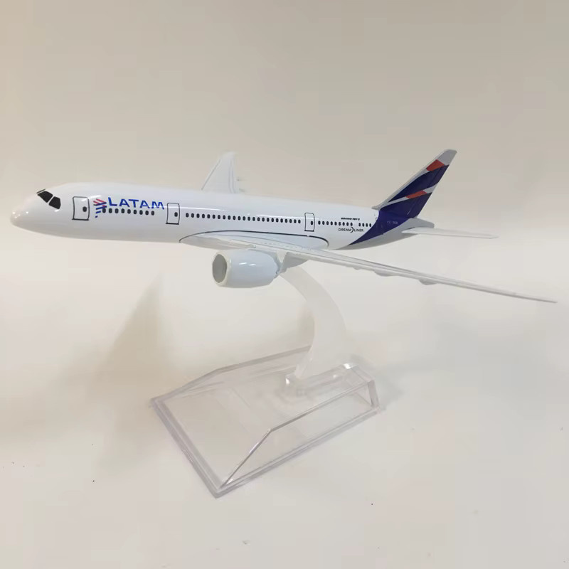 JASON TUTU Legierungsflugzeugmodell, 1:400, Metall, Weiß - Bild 2