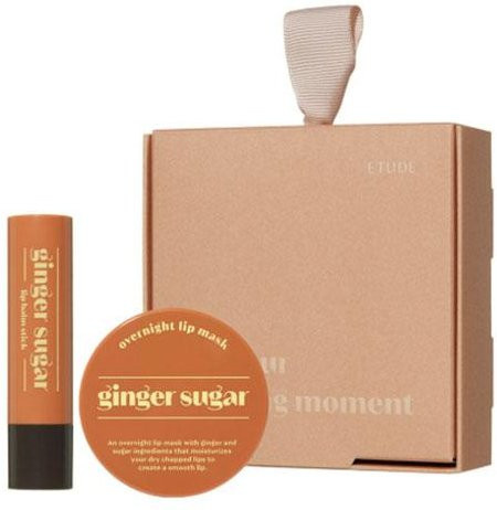 ETUDE Ginger Sugar Lippenpflege-Set, Lippenmaske und Lippenbalsam - Bild 1