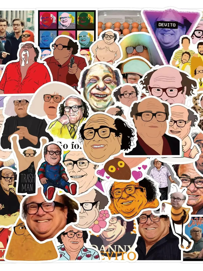 GOGOTU Danny Devito Cartoon Aufkleber, 50-teiliges Set - Bild 4