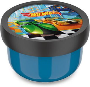 Mepal Campus Fruchtbox Hot Wheels mit Gabel, blau, 300 ml - Bild 1
