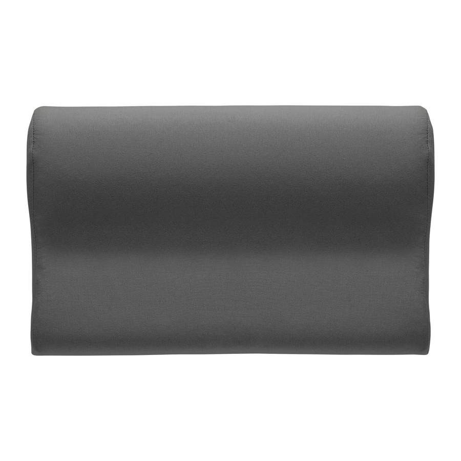 Modern Living Nackenkissenbezug Felipe Anthrazit B: 30 cm, H: 48 cm - Bild 2