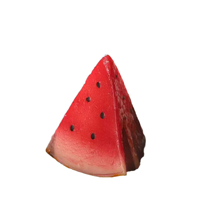 Farbwechselndes Wassermelonen-Ornament aus Harz als kreatives Tee-Deko-Element für deinen Teetisch in Rot und Multicolour - Bild 3