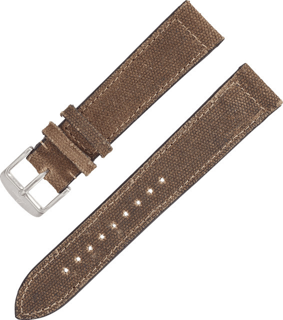 Laco Uhrenarmband Canvas, oliv - Bild 1