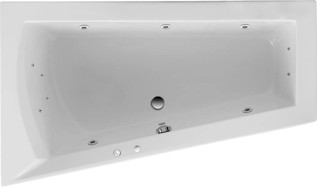 Whirlpool Ottofond Galia I Mod. B Komfort in Weiß, B/T: 160 x 100 cm - Bild 1
