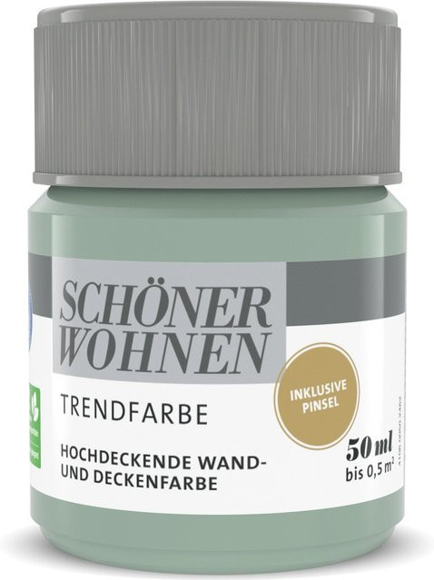Schöner Wohnen Trendfarbe Tester Spa matt, Dispersion, 50 ml - Bild 1