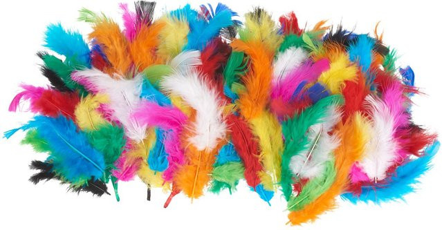 Flauschfedern-Mix Intensive Farben - Bild 1