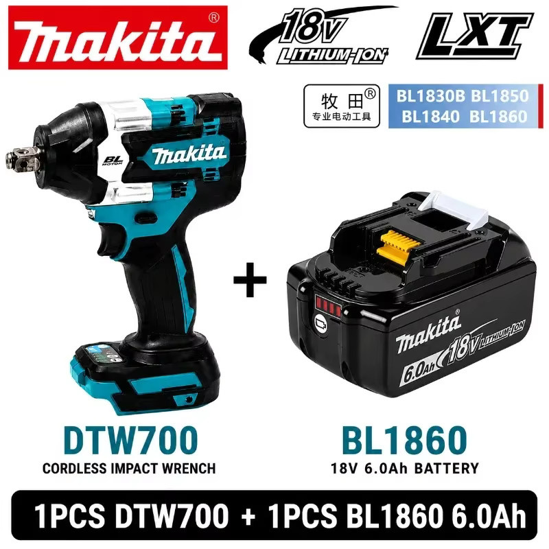 Makita LXT Elektrischer Schlagschrauber DTW700, bürstenlos, 18 V Akku-Betrieb - Bild 7