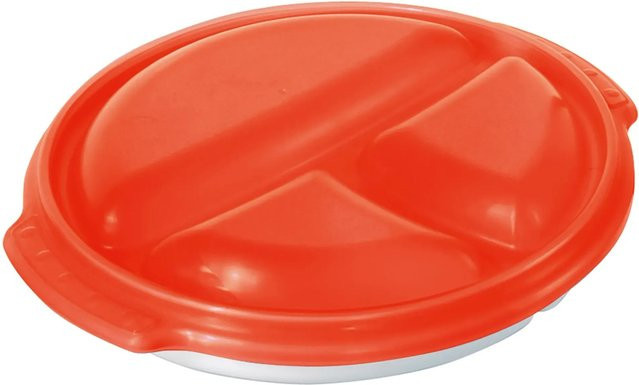 Rotho Mikrowellenteller Micro Clever 0,75 in Papaya Orange - Bild 1