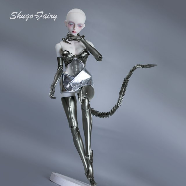 Shugafairy Cyra Fullset Robot Mech Maiden BJD Puppe, mit abnehmbarem Skorpionschwanz und Bauchplatte - Bild 1