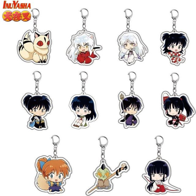 Dinazuka Inuyasha Anime 2D Acryl-Schlüsselanhänger, Taschenanhänger, Bunt / Mehrfarbig - Bild 1