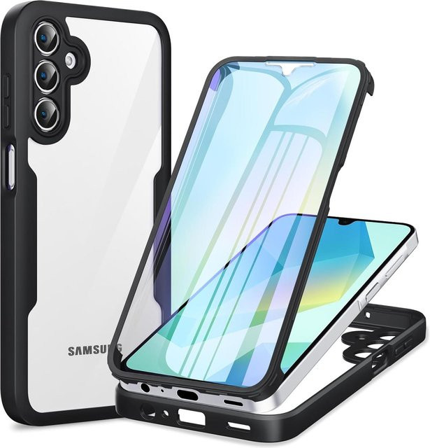 Ganzkörper-Schutzhülle für Samsung Galaxy A57 A37 A17 5G A56 A36 A26 A16 5G A55 A35 A25 A15 in Schwarz - Bild 1