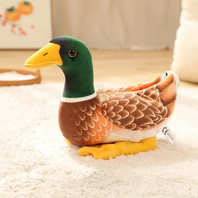 Yiran Health & Beauty Grüne Schwimmende Wildente, Plüschtier, 29cm - Bild 1