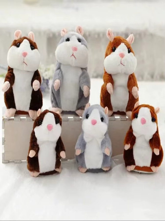 GWSVTIX Hamster Plüschtier mit Sound und Wiederholfunktion - Bild 2