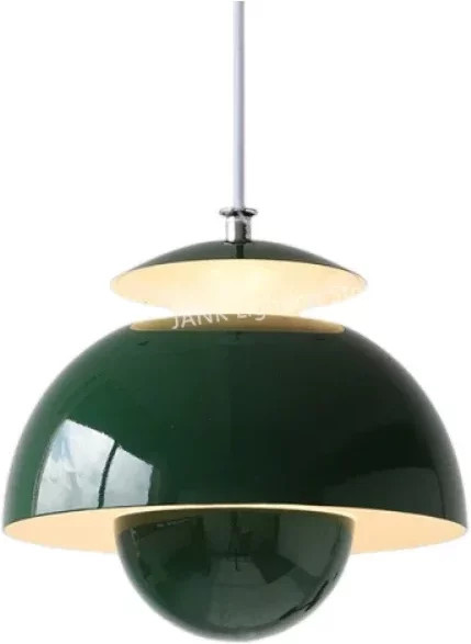JIANKEXING LED Anhänger Lampe in Blumenform, Modernes Design in Grün für Esszimmer, Schlafzimmer und Kinderzimmer - Bild 1