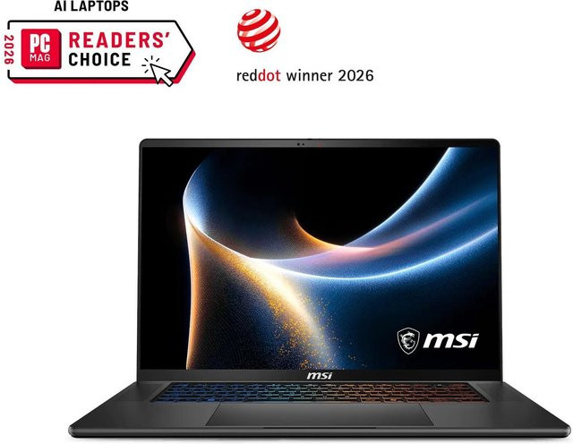 MSI Stealth 16 AI+ B3WI-034 Gaming-Notebook in Schwarz mit 16 Zoll QHD+, Intel Core Ultra 9, 32 GB RAM und 1 TB SSD - Bild 2