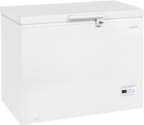 Exquisit Gefriertruhe in Weiß mit 198l Volumen, B/H/T: 102,6 x 84,5 x 61,6 cm - Bild 1