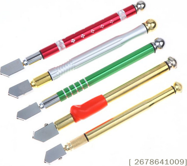 KOQZM Professionelles Glasschneidewerkzeug mit Hartmetallspitze für Glas, Fliesen und Mineralien in Multicolour - Bild 1