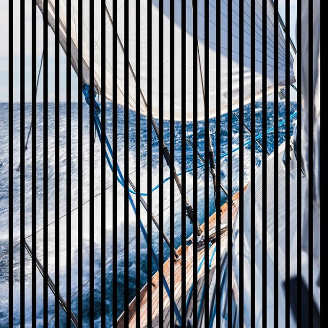 FN Acustico Akustikplatte Sailing Bunt aus PET und MDF, B/H/T: 113,3 x 19 x 119,5 cm - Bild 1