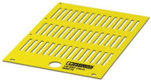 Phoenix Contact 0828957 US-WMT Einzeladerkennzeichner Gelb mit Beschriftungsfläche 30 x 4 mm - Bild 1
