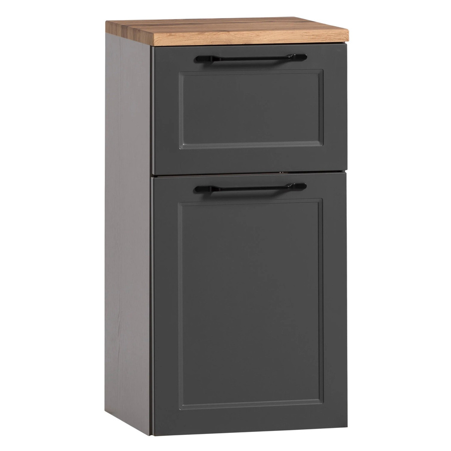 Unterschrankschrank Padua von Held Möbel in matt Grau-Graphitgrau, Breite: 40 cm, Höhe: 79 cm, Tiefe: 35 cm - Bild 2