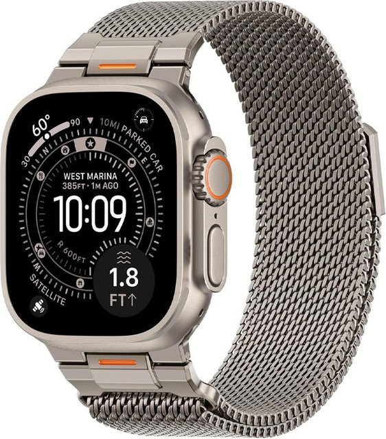 RMUTANE Uhrenarmband Edelstahl, Silber, Unisex - Bild 1