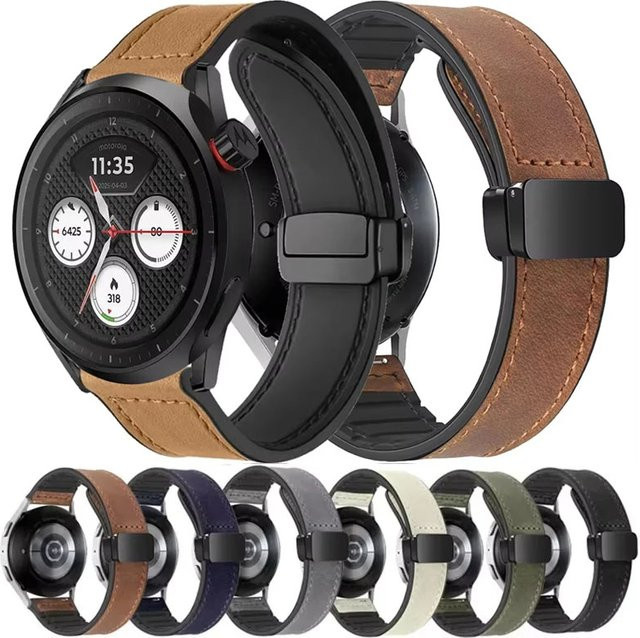 Motorola Uhrenarmband Leder, Silikon, 20mm, 22mm - Bild 1