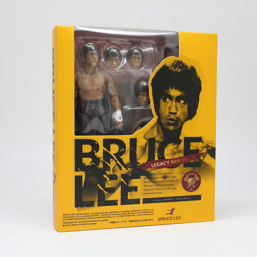 Bandai Bruce Lee Actionfigur, Gelb, Kunststoff - Bild 3