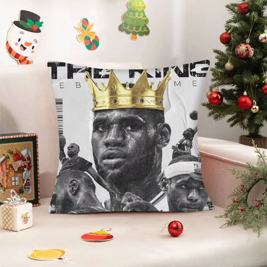 LeBron James NBA Basketball Kissenbezug Multicolor, 40 x 40 cm - Bild 4