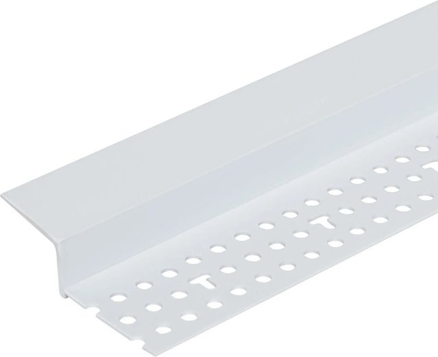Trimtex Protektor Schattenfugenprofil Weiß mit 18 mm Schattenfuge für Trockenbau, B: 5 cm, L: 305 cm - Bild 1