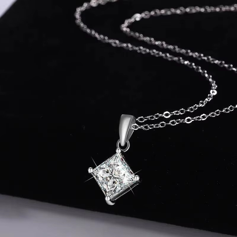 JoiasHome Halskette, Moissanit, 925 Silber, Damen - Bild 2