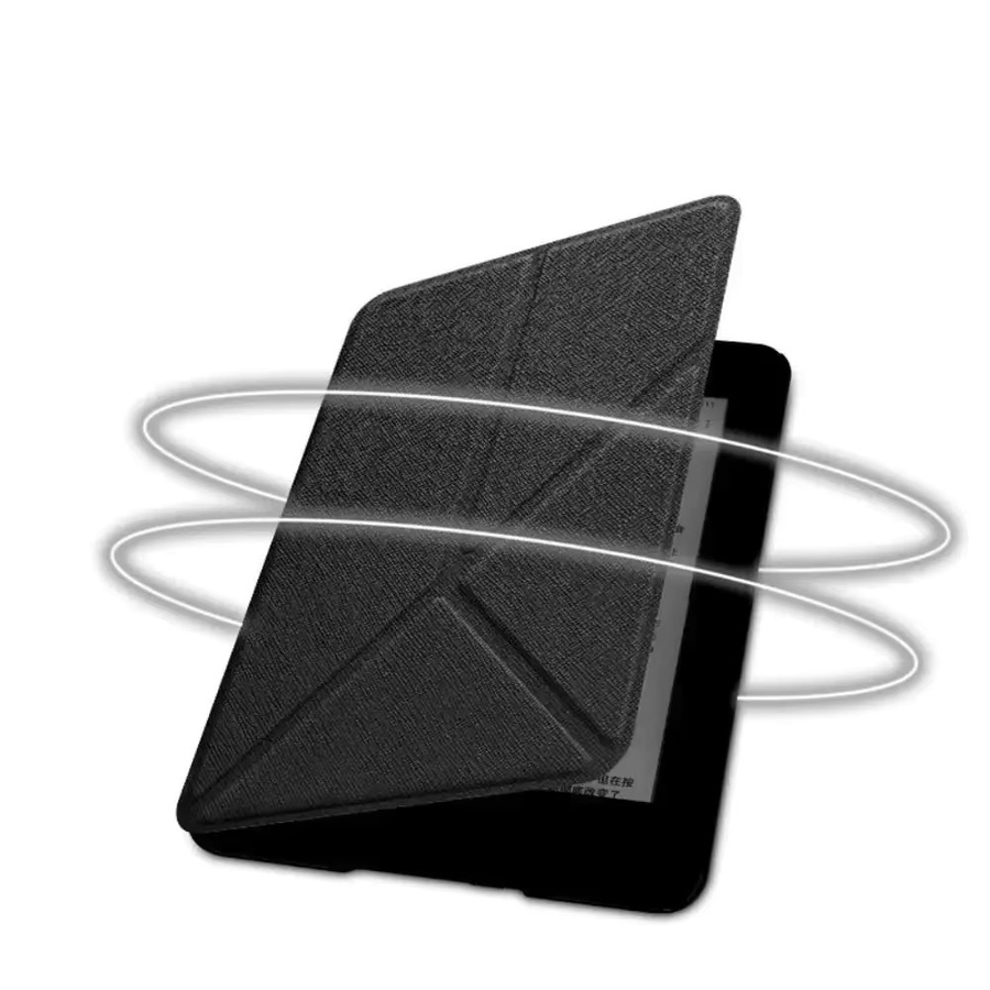 ZNOVAY Faltbare Standhülle für Kindle Paperwhite 2024, 12. Generation (SA568B) und Kindle Colorsoft, 7,0 Zoll, Schwarz - Bild 5