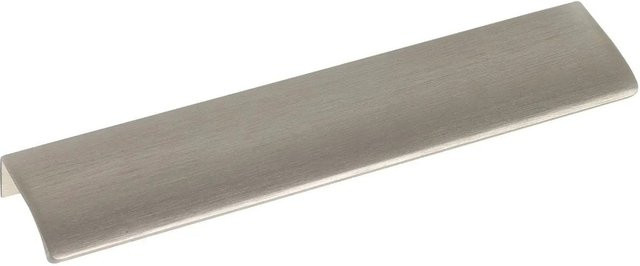 Furnipart Küchen Griffleiste Edge Straight in Edelstahl-Optik, Farbe Silber, Länge: 200 mm, Breite: 2 x 80 mm - Bild 1