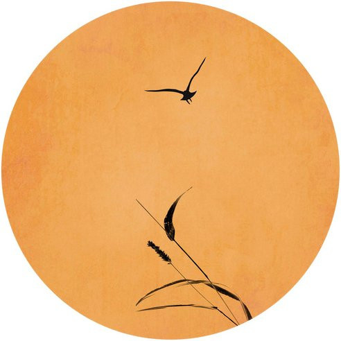 K&L Wall Art Vliestapete Kubistika Gold Himmel Vintage, abstrakte Wandgestaltung in Mehrfarbig und Gold, matt, Breite: 284 cm, Höhe: 284 cm - Bild 1