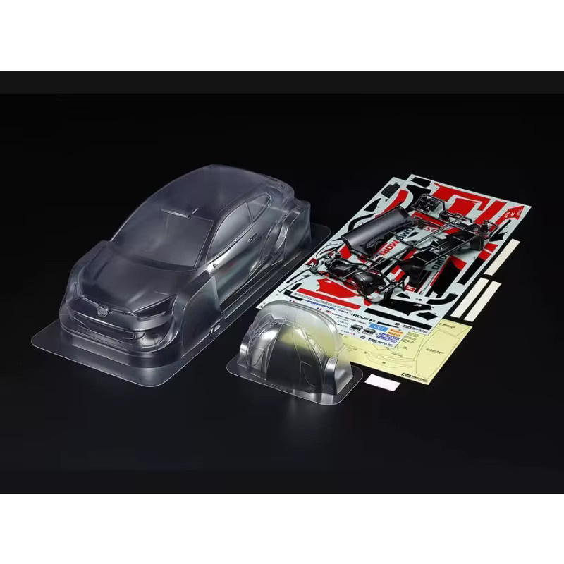 TAMIYA Yaris Rally Klare Karosserie, 1:10, RC-Auto, Unbemaltes DIY Set - Bild 2