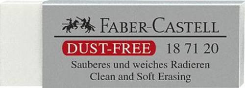 Faber-Castell Dust-free 187120 Kunststoff-Radierer Weiß - Bild 1