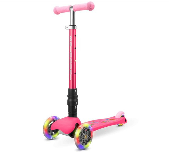 BOLDCUBE 3 Wheel Scooter Teeny FOLD Tretroller pink ab 2 Jahren - Bild 1