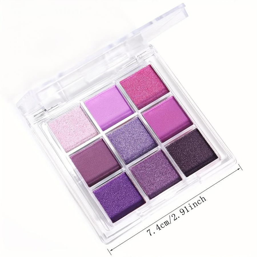 Perfect Skin Lidschattenpalette, 18 Töne, violett, Damen - Bild 2