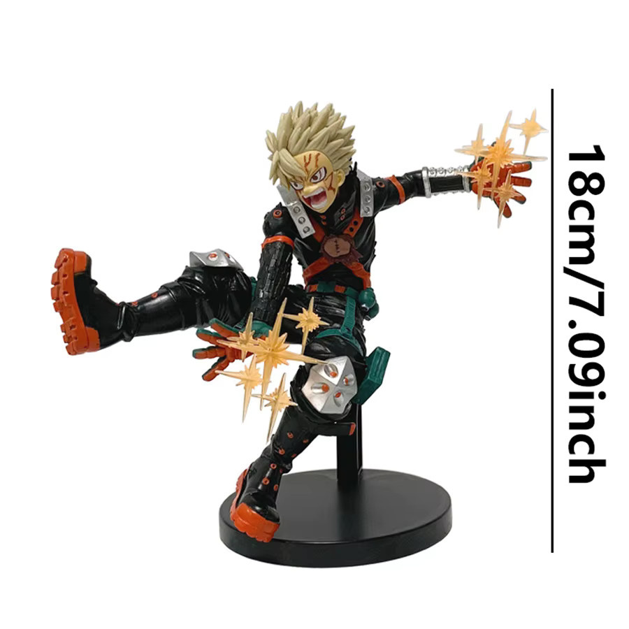 Bandai Boku no Hero Academia Anime Figur Bakugou Katsuki aus PVC, Multicolor, Höhe: 18 cm - Bild 2