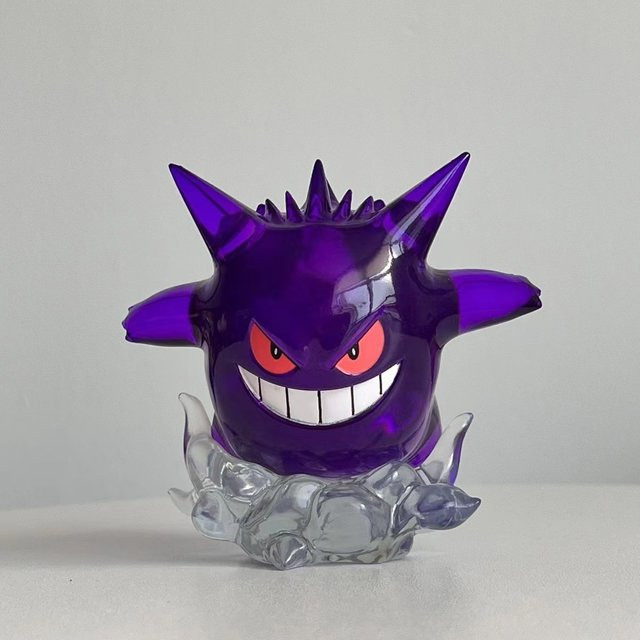 TAKARA TOMY Pokémon Snorlax Gengar, Action Figur, Transparent, 8cm - Bild 1