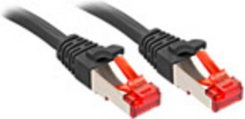 Lindy RJ45 Patchkabel CAT 6 S/FTP Ethernet LAN Kabel Schwarz, Länge: 3,00 m - Bild 1