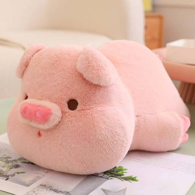 Favorite Tier-Serie Puppe, Plüschtier Kissen, Rosa / Pink, 45cm - Bild 1