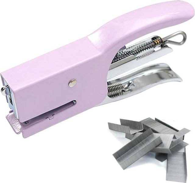 XYNN Mini 10 Papierhefter in Violett für Büro und Schule - Bild 1