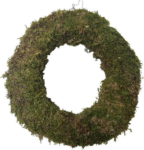 Mica Decorations Basteldekoration Kranz für Weihnachten, Grün, Durchmesser: 20 cm, Höhe: 5 cm - Bild 1